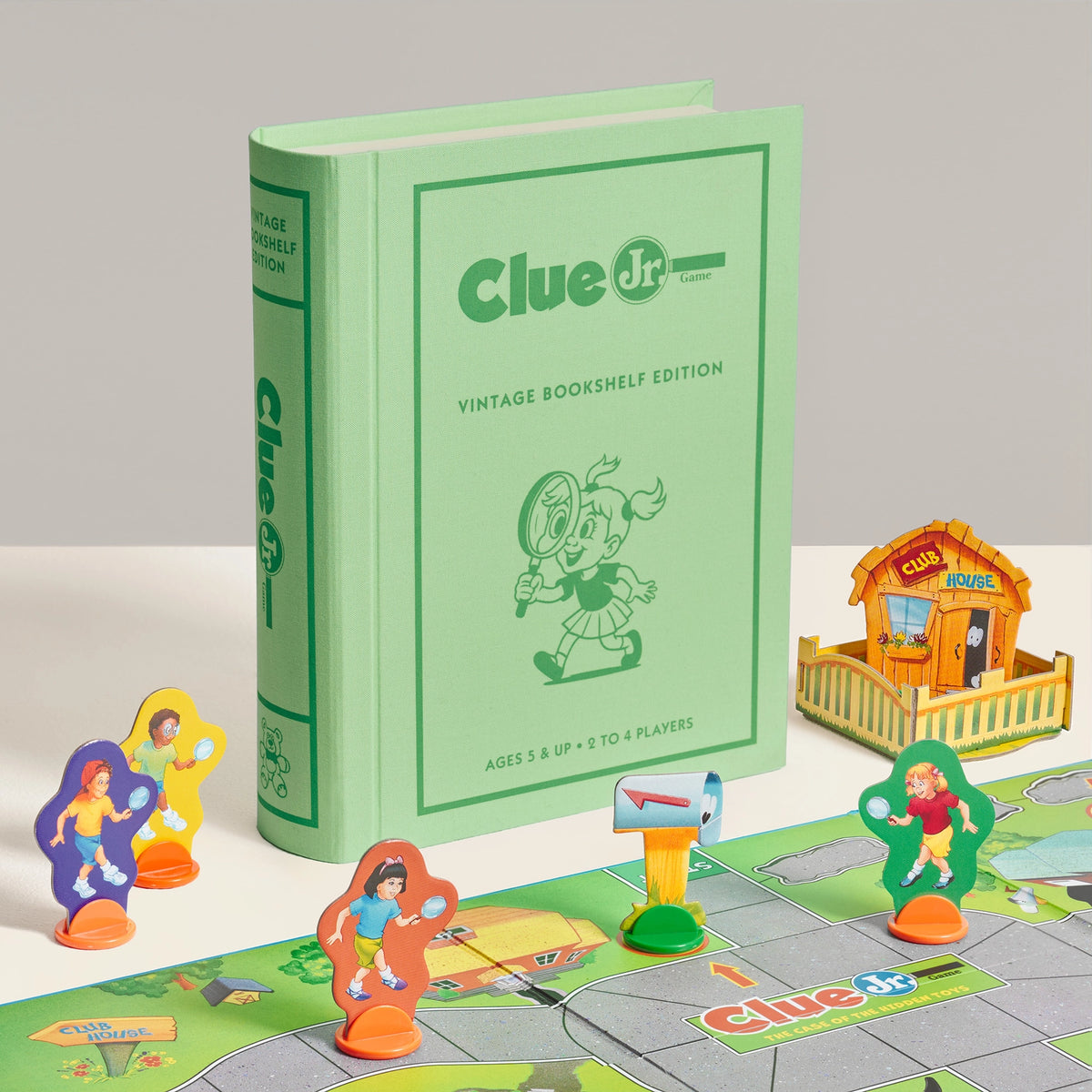Clue Jr. | Vintage Bookshelf Edition