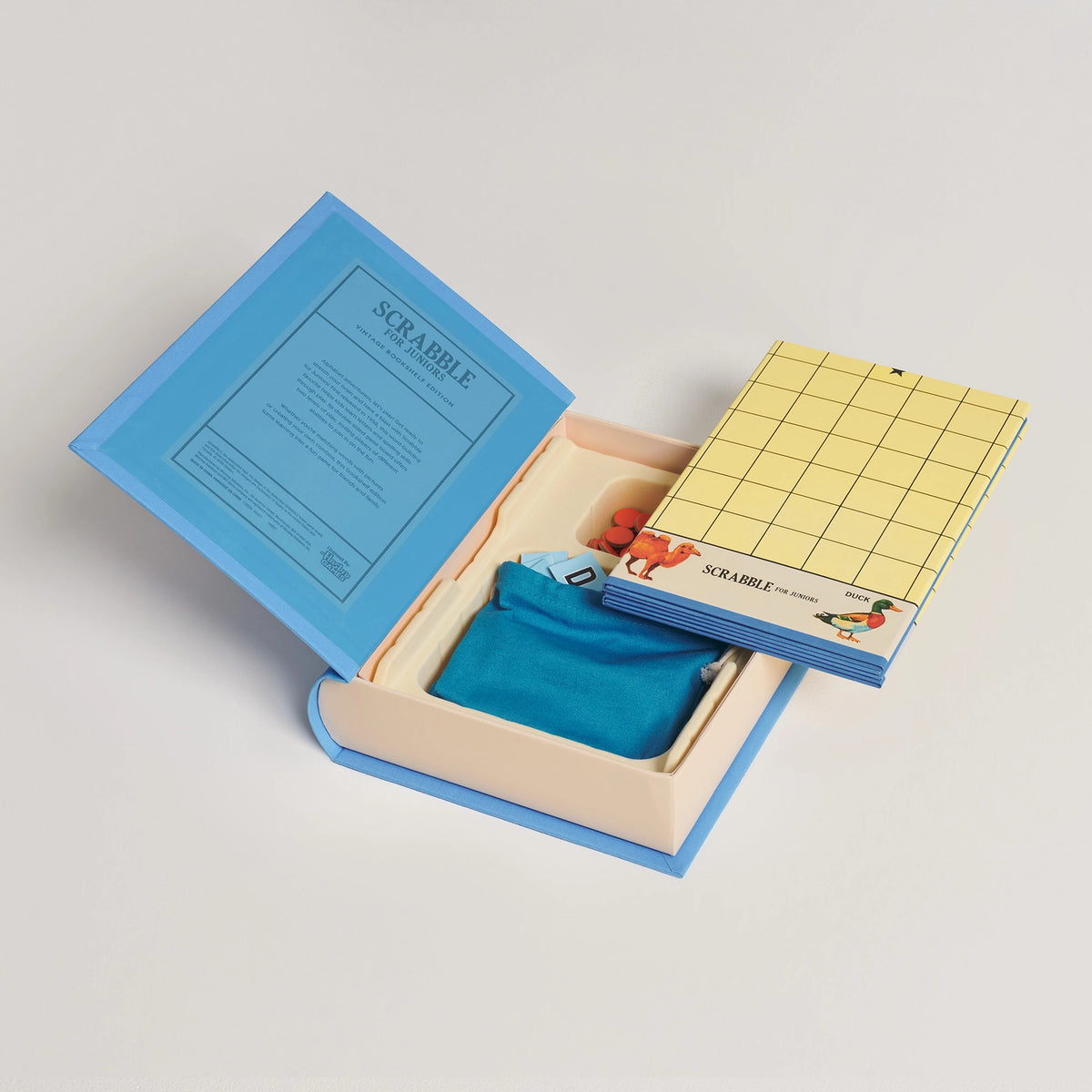 Scrabble Junior | Vintage Bookshelf Edition