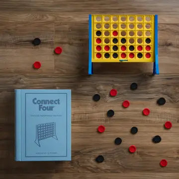 Connect 4 | Vintage Bookshelf Edition