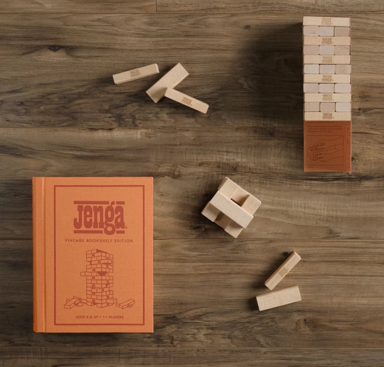 Jenga | Vintage Bookshelf Edition