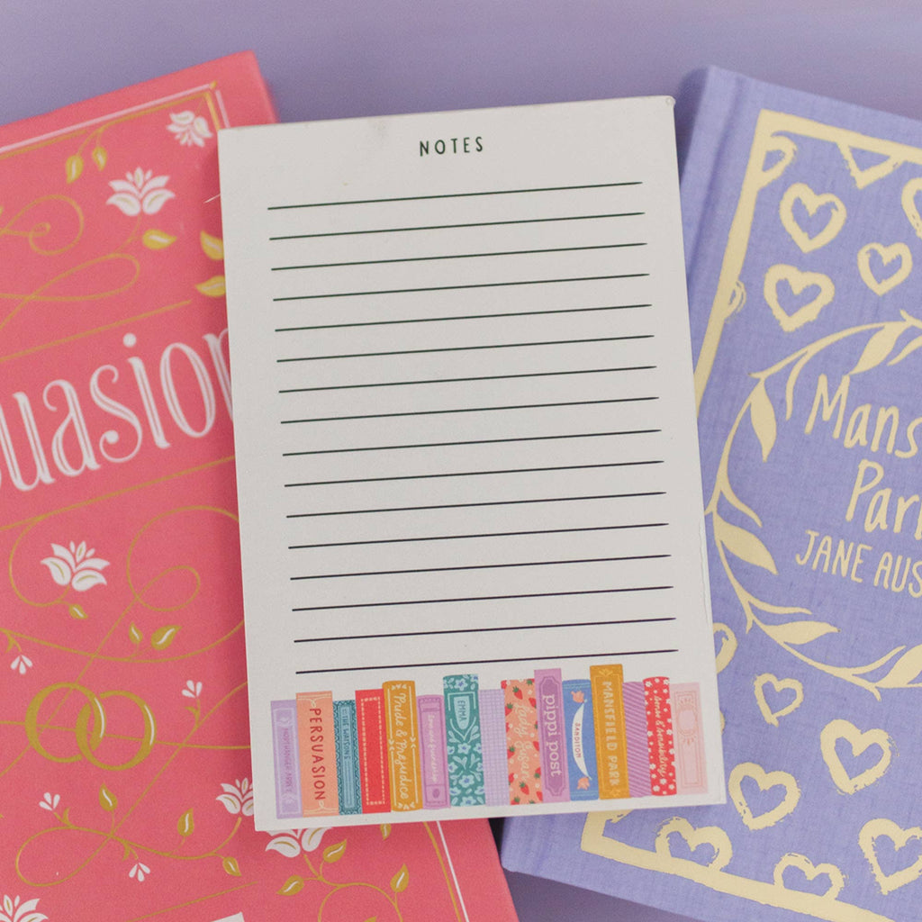 Jane Austen Books | 4×6 Notepad