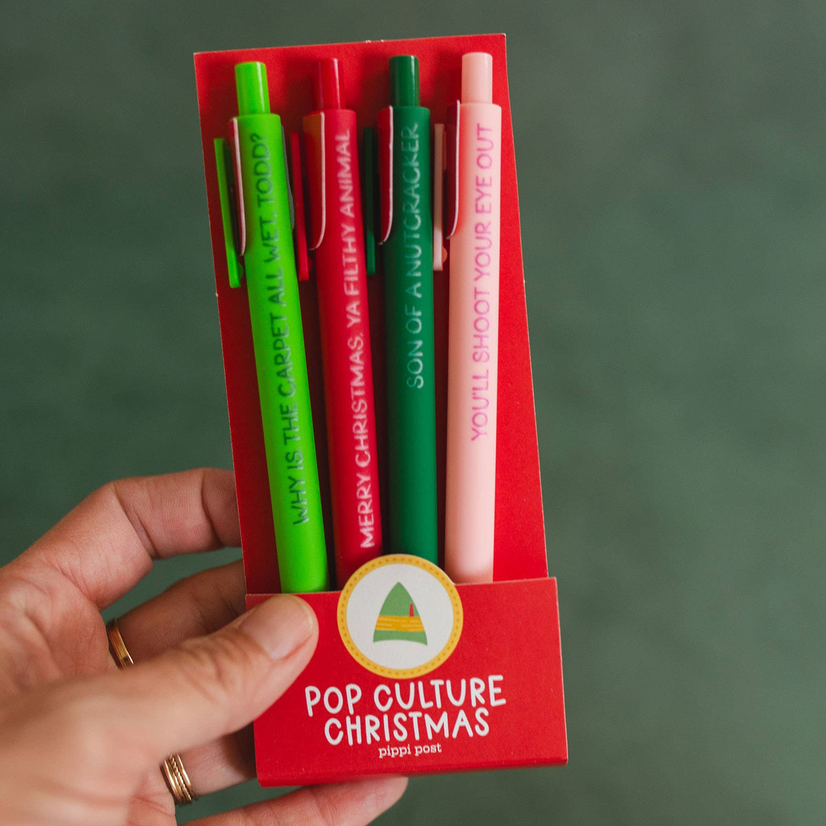 Pop Culture Christmas Movie Quotes Pen Set