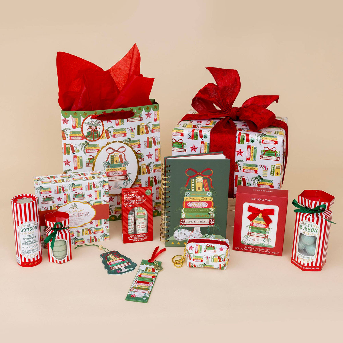 Bookish Christmas | Large Gift Bag Set