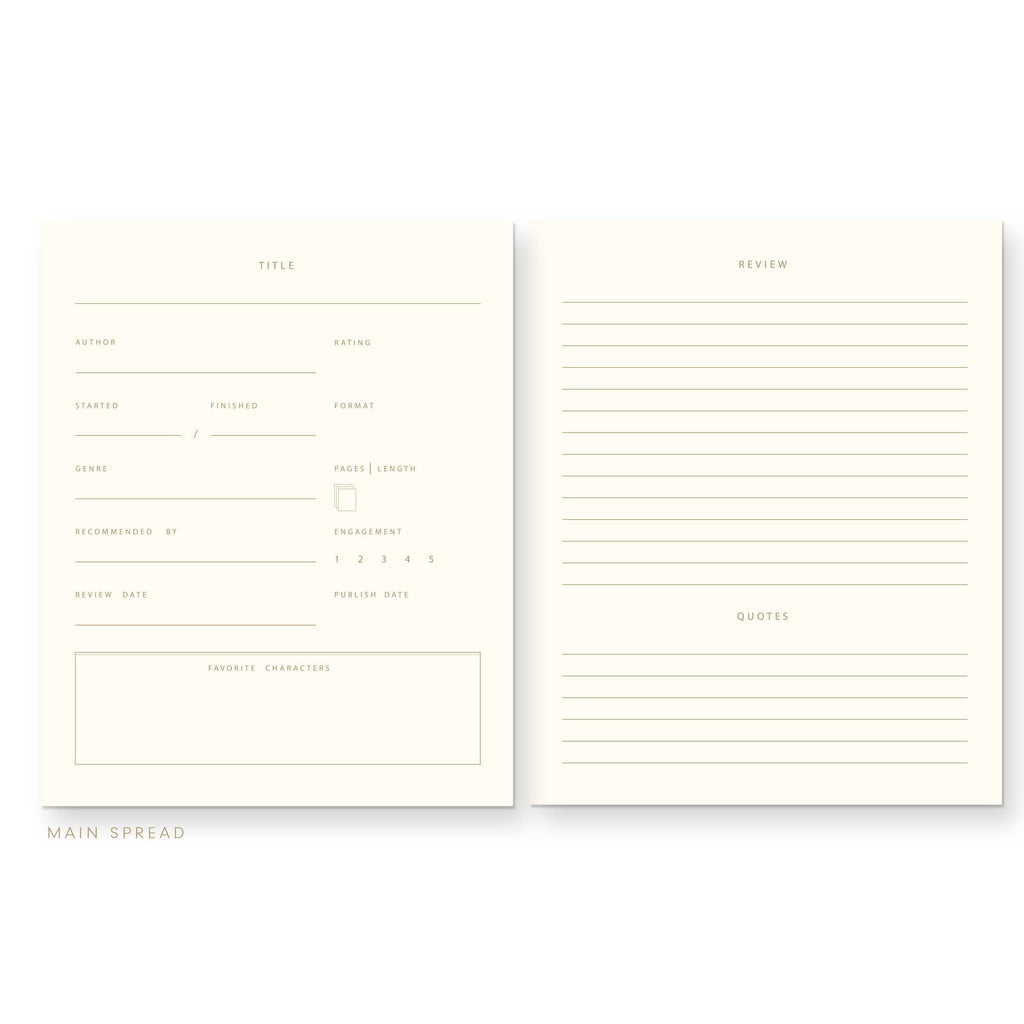 Bookmarked | Book Log & Reading Journal