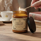 Vintage Library | Quiet Chapters Candle