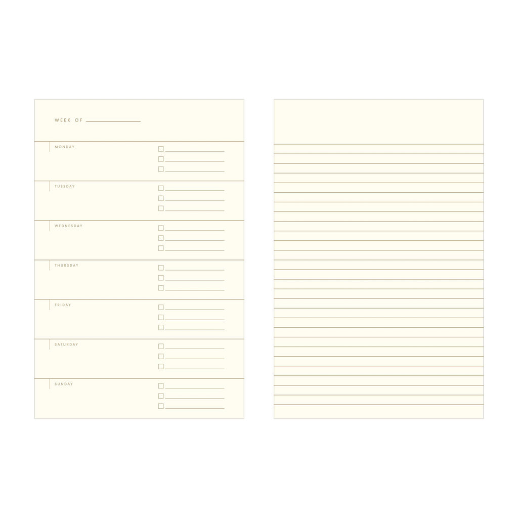 Striped Weekly Planner | Undated