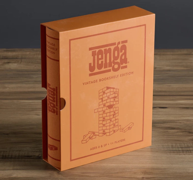 Jenga | Vintage Bookshelf Edition