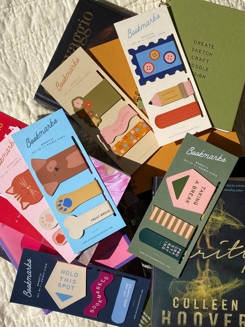 Hold This Spot | Magnetic Bookmark Set