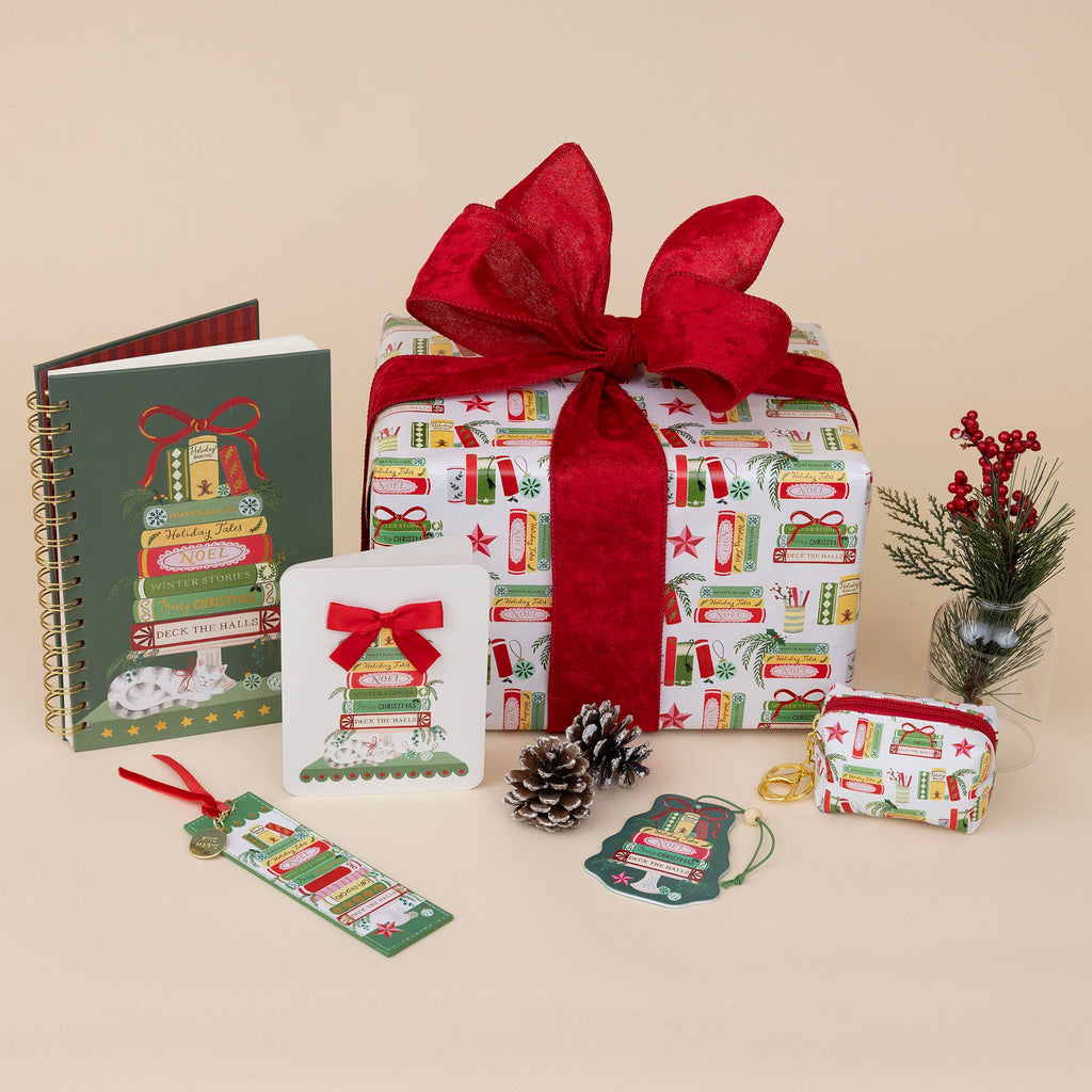 Bookish Christmas | Bow Note Card Set