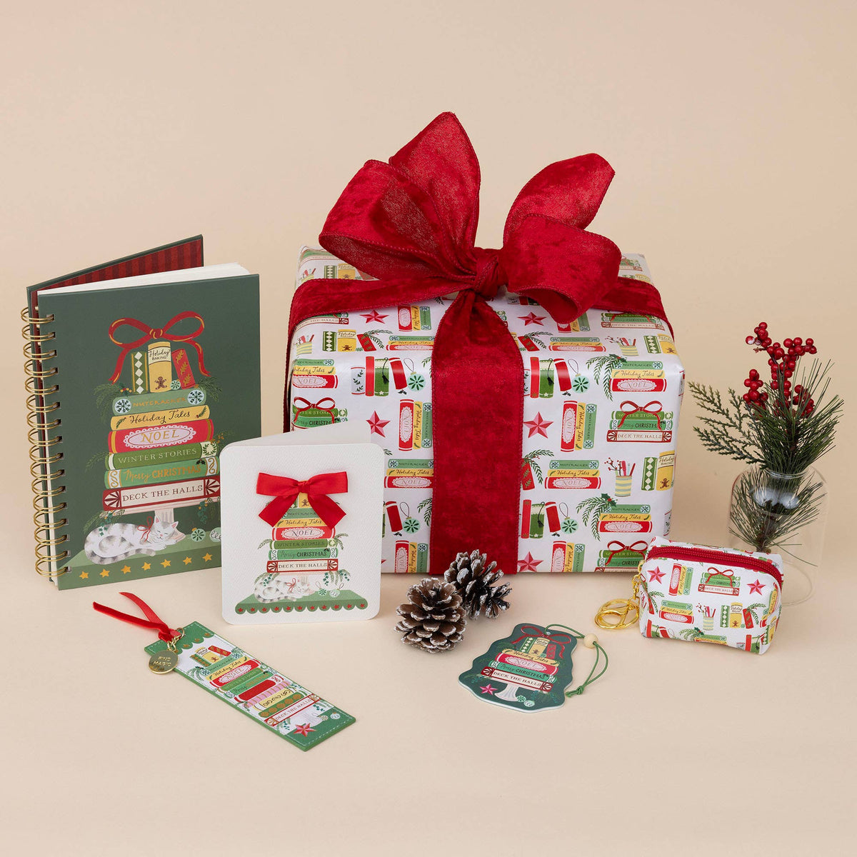 Bookish Christmas | Reversible Gift Wrap