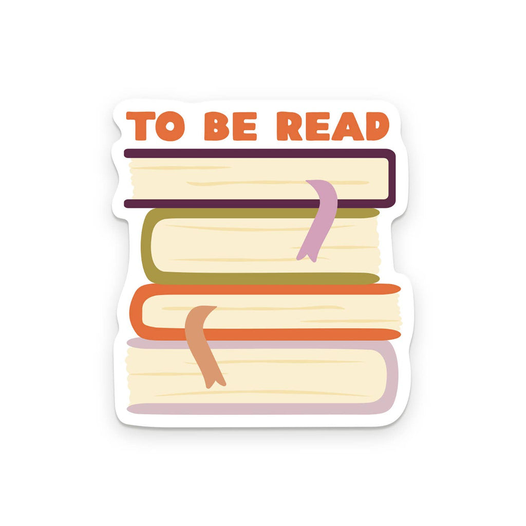 To Be Read Book Stack | Vinyl Sticker