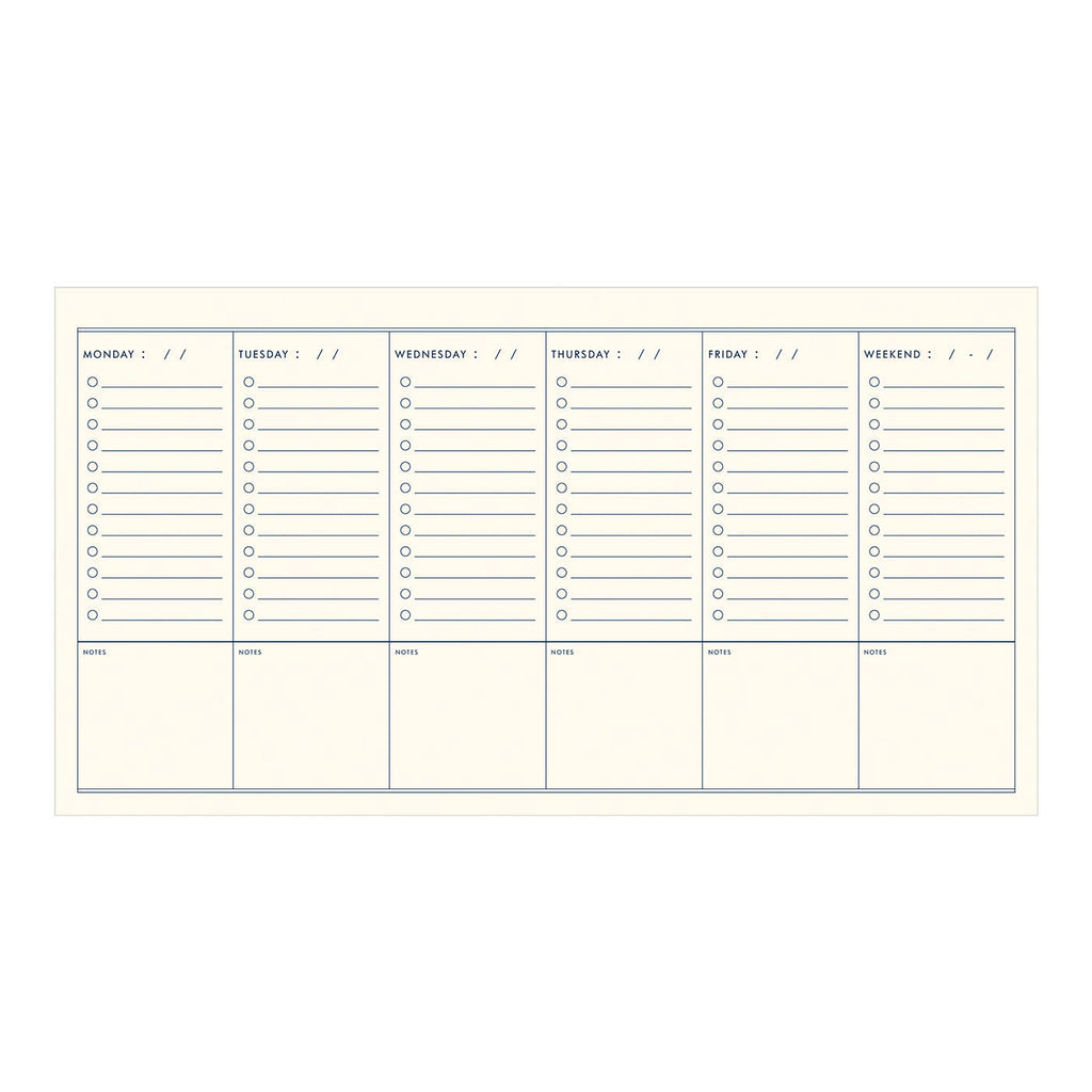 Day By Day | Undated Weekly Planner