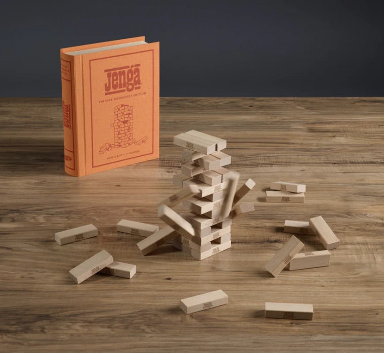 Jenga | Vintage Bookshelf Edition