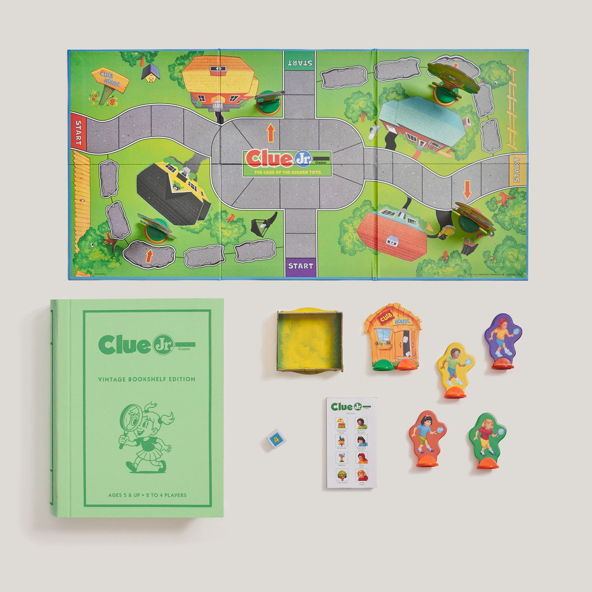 Clue Jr. | Vintage Bookshelf Edition