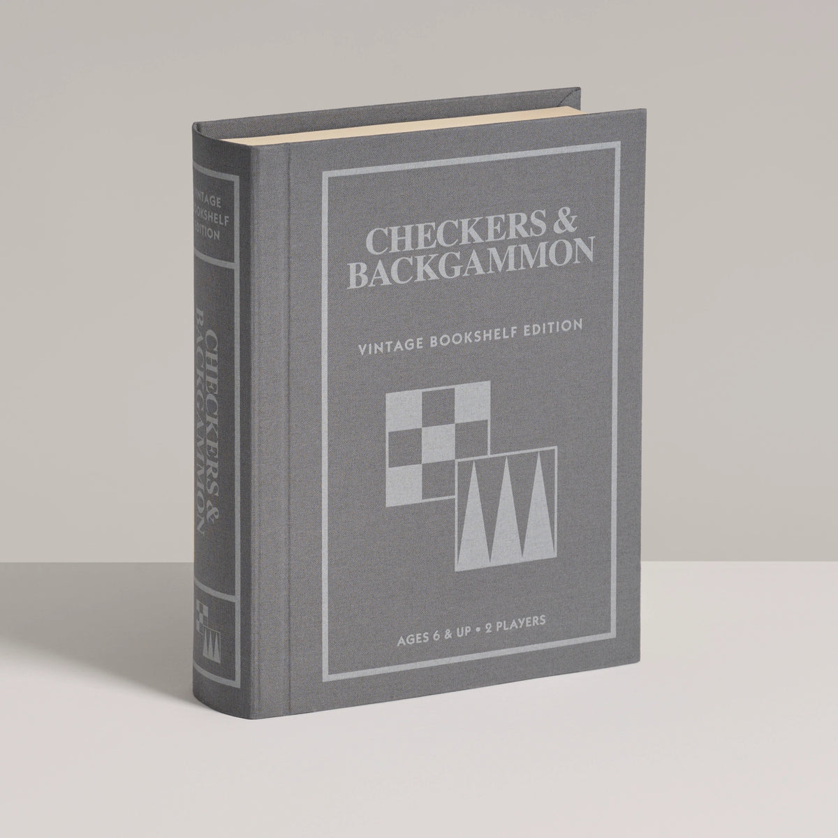 Checkers & Backgammon | Vintage Bookshelf Edition