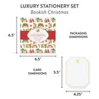 Bookish Christmas | Luxury Stationery Set