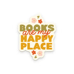 Books Are My Happy Place | Vinyl Sticker