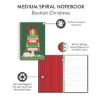 Bookish Christmas | Medium Spiral Notebook