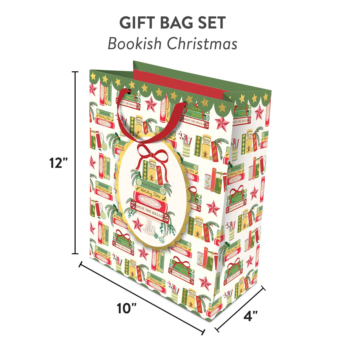 Bookish Christmas | Large Gift Bag Set
