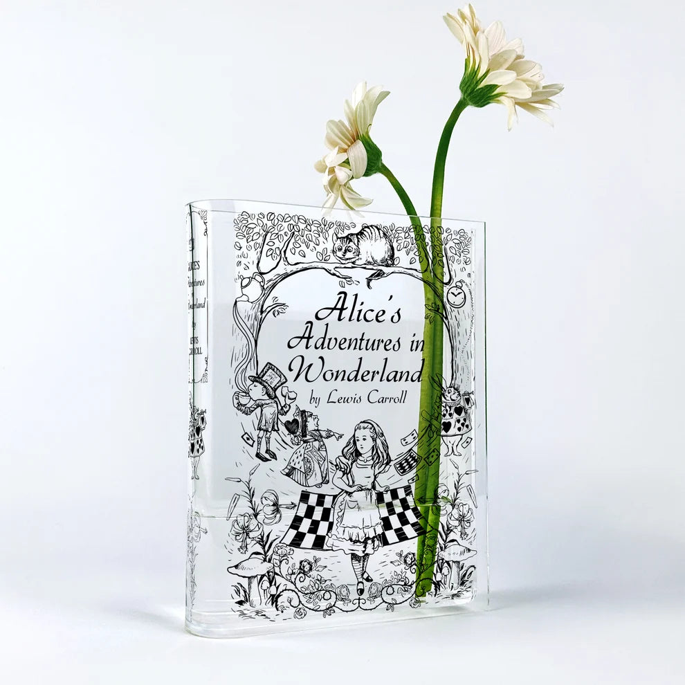 Alice in Wonderland | Acrylic Book Vase