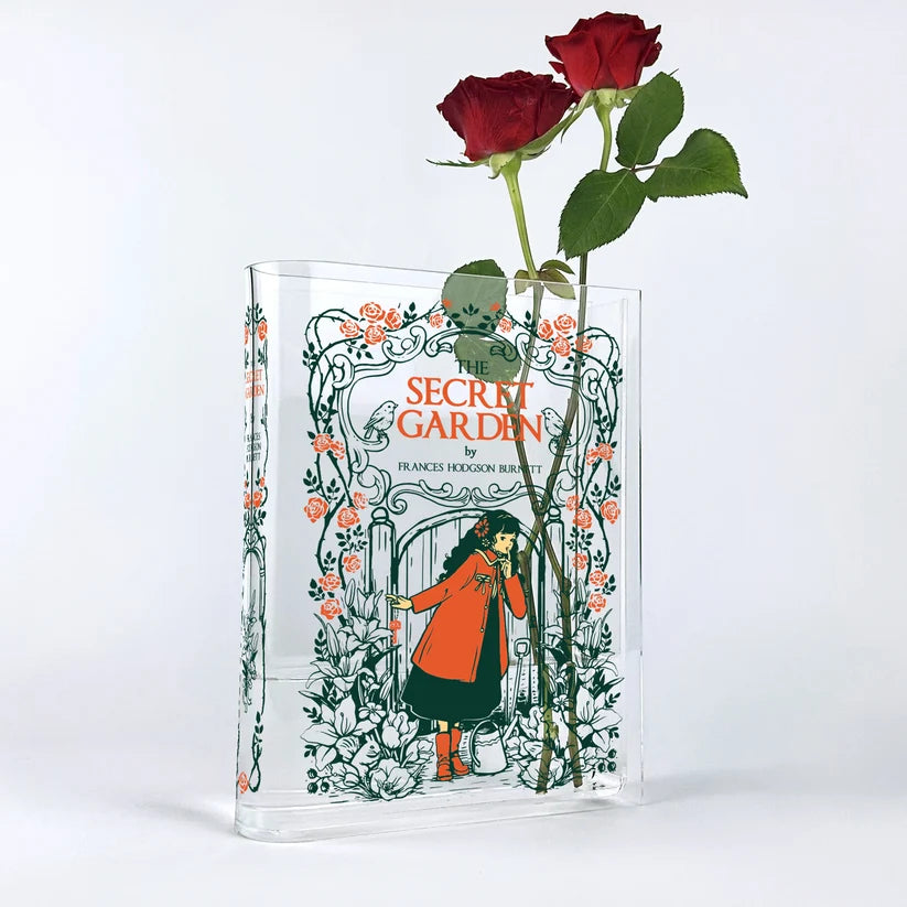 The Secret Garden | Acrylic Book Vase