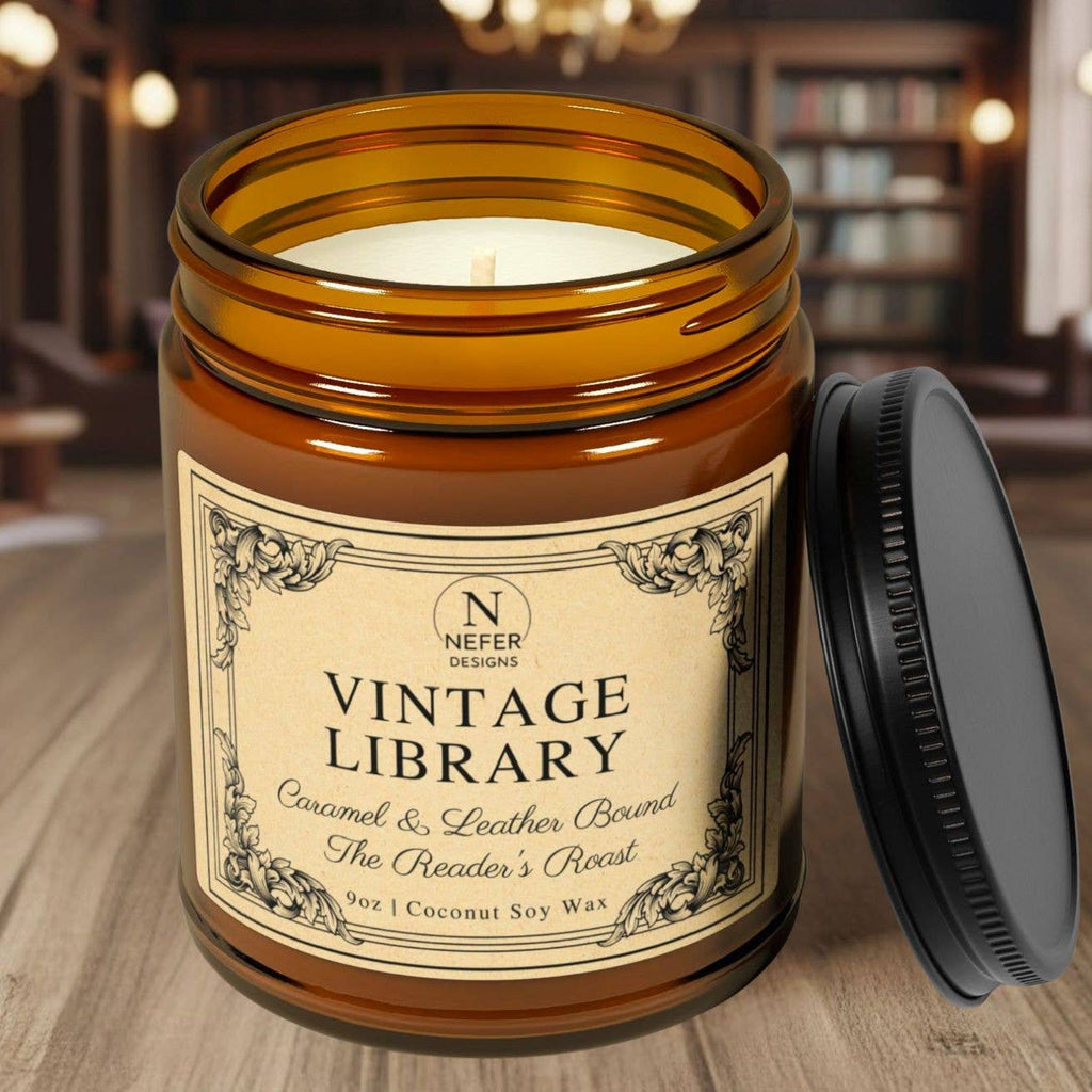 Vintage Library | Quiet Chapters Candle