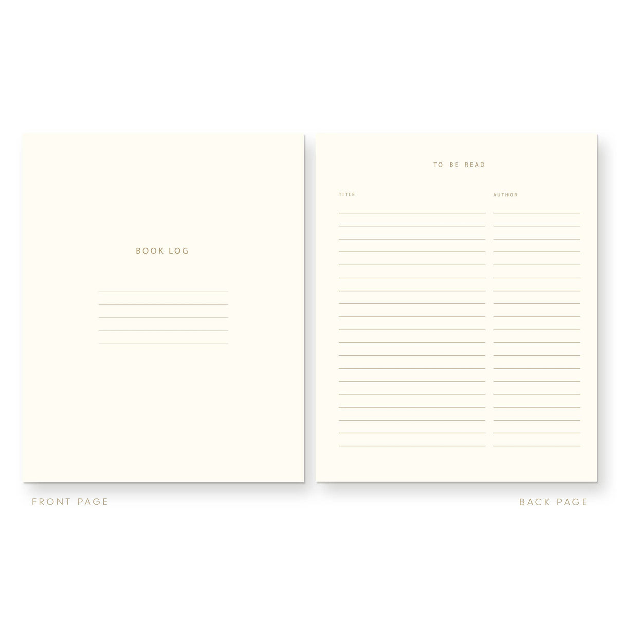 Bookmarked | Book Log & Reading Journal