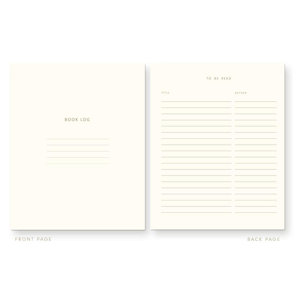 Book Club Member | Book Log & Reading Journal