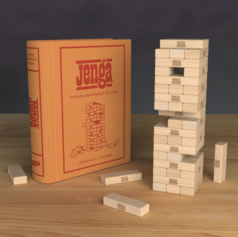 Jenga | Vintage Bookshelf Edition