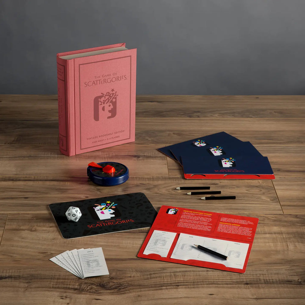 Scattergories | Vintage Bookshelf Edition