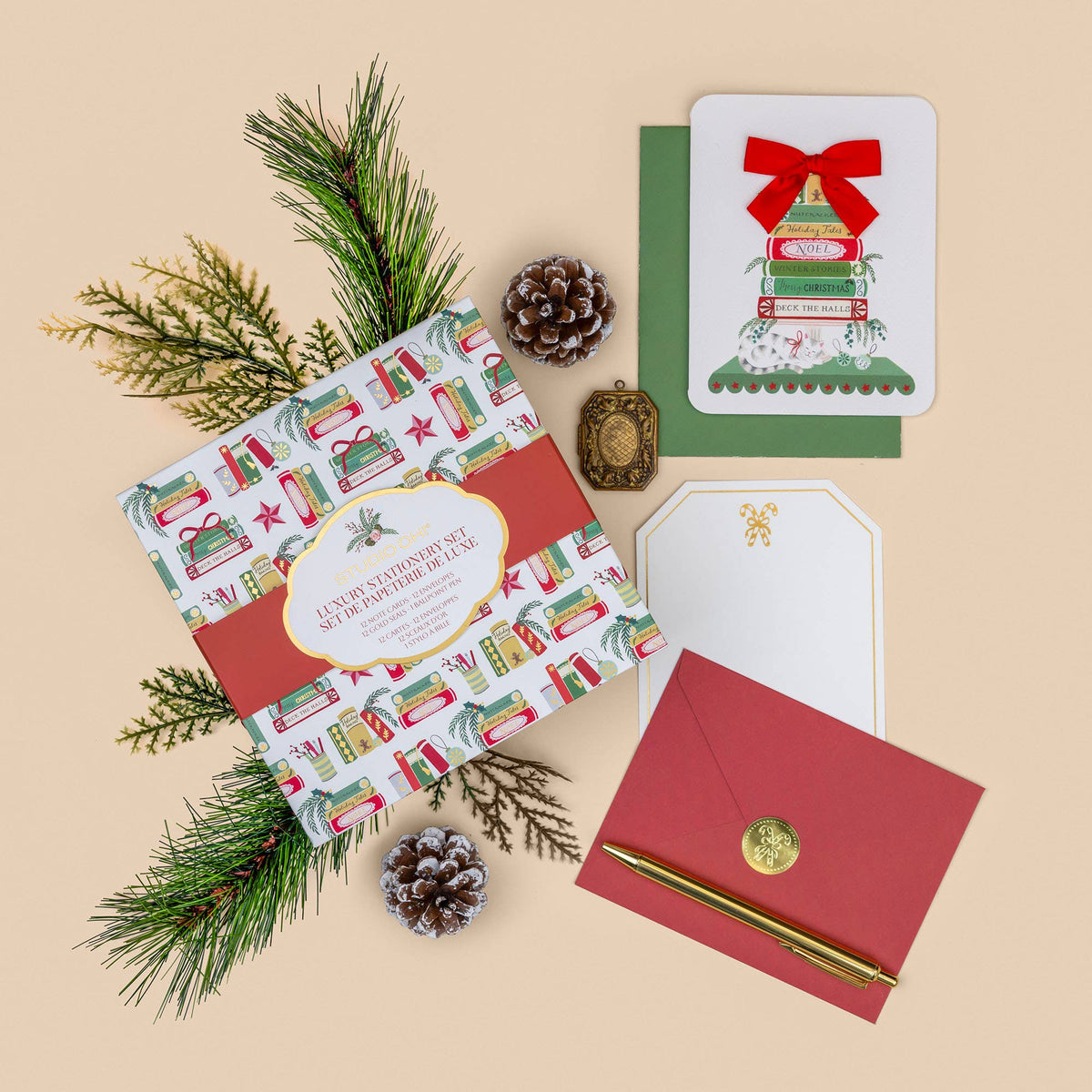 Bookish Christmas | Luxury Stationery Set