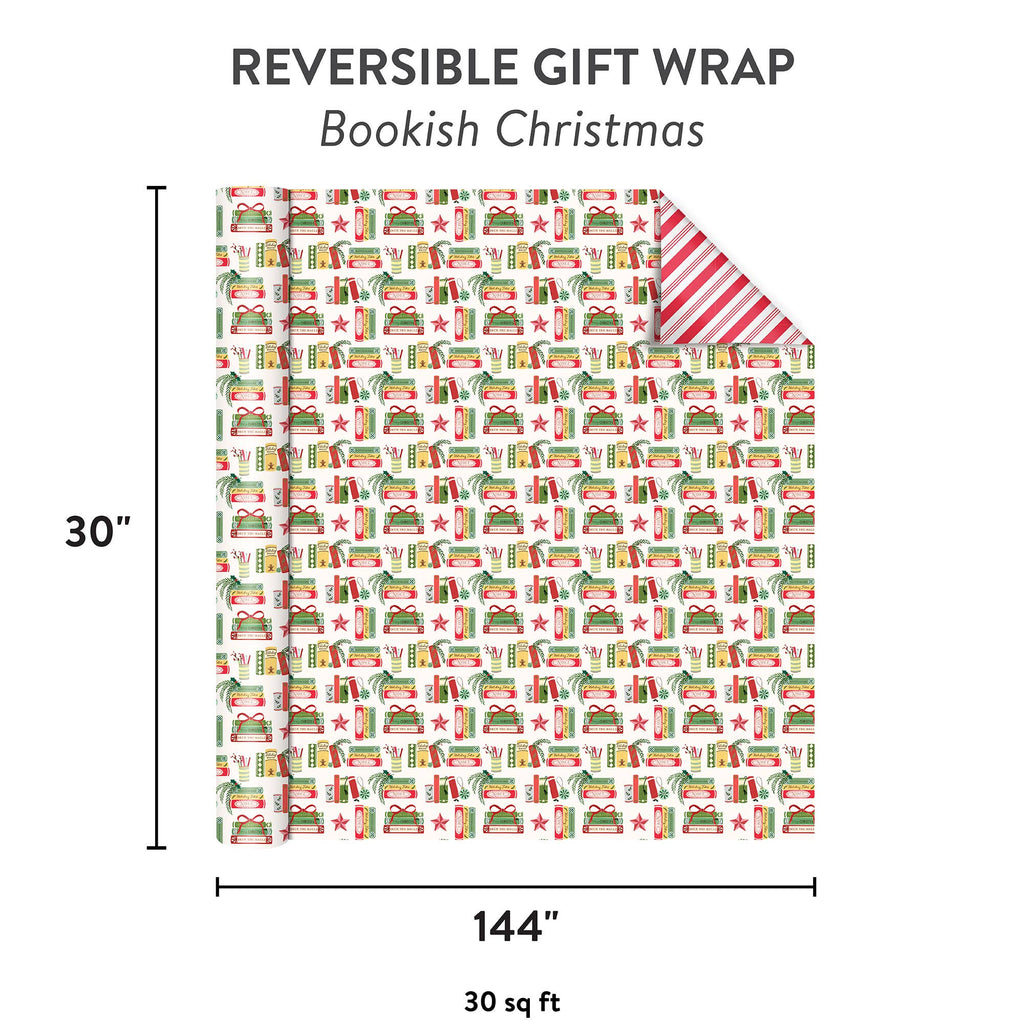 Bookish Christmas | Reversible Gift Wrap