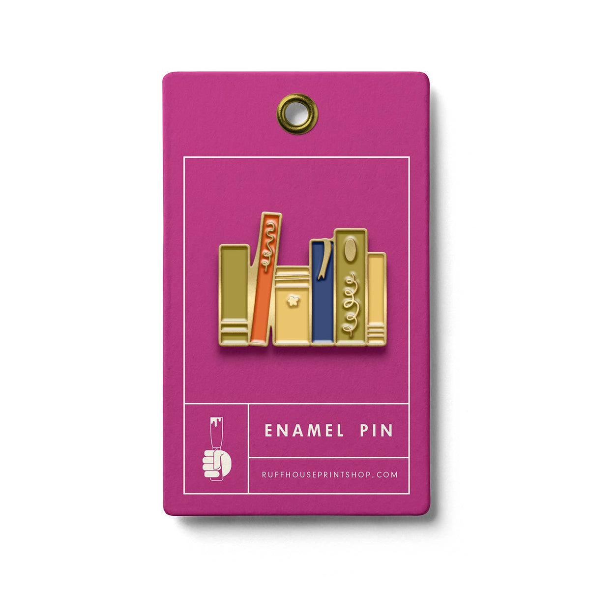 Reading Bookshelf | Enamel Pin