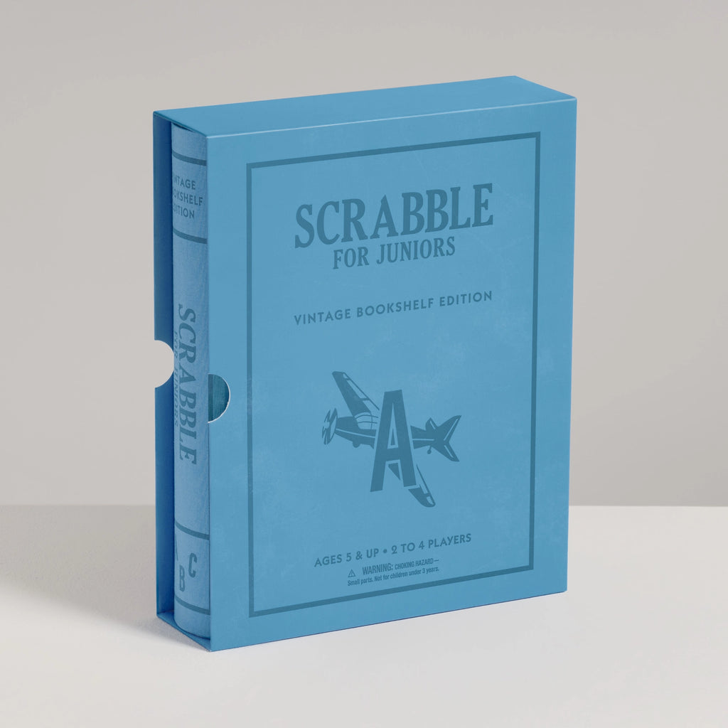Scrabble Junior | Vintage Bookshelf Edition